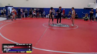 106 lbs Round 3 - Ezra Turner, East Idaho Elite vs Jeff Hill, Jet House