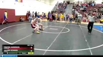 170 lbs Cons. Round 1 - Tristen Anderson, Riverton vs Hayden Howard, Dubois