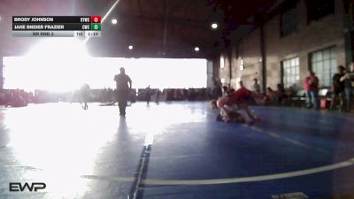 140 lbs Rr Rnd 3 - Brody Johnson, Kiefer Youth Wrestling Club vs Jake Snider Frazier, Claremore Wrestling Club