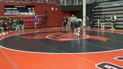 190 lbs Quarterfinal - Easton Lyons, Wahlert, Dubuque vs Timmy Zachar, Cedar Rapids Kennedy