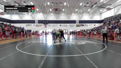 Girls 237 lbs Semifinal - Brianna Reid, Chico Girls vs Avyon Bonner, Red Bluff Girls