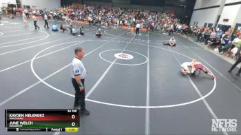 3A 106 lbs 3rd Place Match - Kayden Melendez, Waccamaw vs June Welch, Woodruff