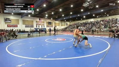 106 Boys Champ. Round 2 - Nicholas Tuatoo, Olympian vs Christopher Garcia, Monte Vista