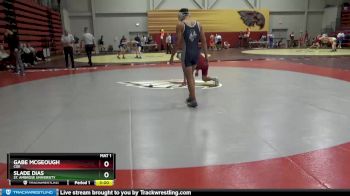 157 lbs Cons. Round 2 - Slade Dias, St. Ambrose University vs Gabe McGeough, Coe