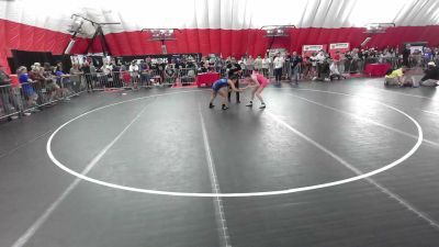110 lbs Semis - Gianna Halsted, Sebolt Wrestling Academy vs Saya Hongmoungkhoune, Alber Athletics