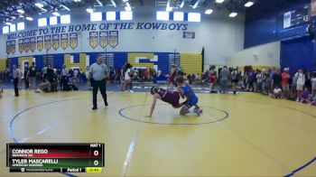 126 lbs Cons. Round 1 - Tyler Mascarelli, American Warrior vs Connor Rego, Brandon WC