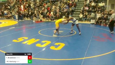 189 lbs Consy-2 - Taye Bradshaw, Armstrong vs Mason Hartung, North Allegheny