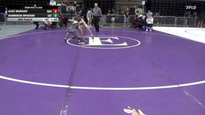 125 lbs 3rd Place - Alec Murado, Rochelle Park vs Harrison Spadoni, Gaithersburg