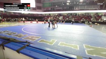 120 lbs 7th Place Match - Colton Wilkinson, Emmett vs Joseph Vasquez, Vallivue