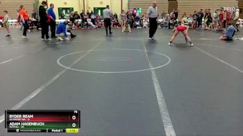 76 lbs Round 5 (6 Team) - Adam Hagenbuch, M2TCNJ vs Ryder Ream, Glasgow WA