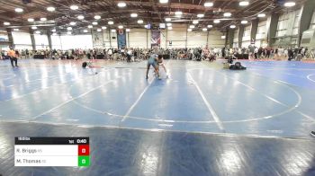 160 lbs Consi Of 32 #2 - Rhett Briggs, KS vs Malachi Thomas, SC