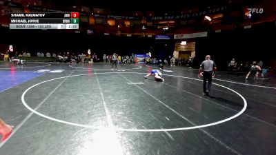 133 lbs Consi Of 16 #2 - Shamil Kalmatov, American vs Michael Joyce, Brown