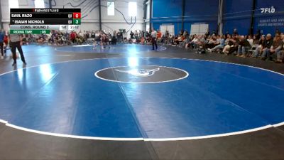 Silver 157 lbs Cons. Round 2 - Isaiah Nichols, Quincy vs Saul Razo, Quincy