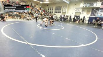 132 lbs 1st Place Match - Massimo Ortiz, Servite vs Liam Qureshi, Fountain Valley
