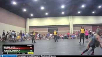 60 lbs Round 1 (6 Team) - Blayden Thompson, Carolina Hammer Squad vs Zander Smith, Midwest Xtreme Wrestling