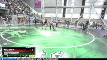 82 lbs Quarterfinal - Preston Beckett, NWWC vs King Rovey, Lionheart WC