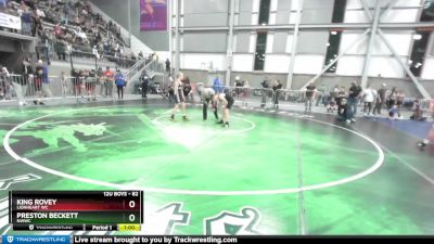 82 lbs Quarterfinal - Preston Beckett, NWWC vs King Rovey, Lionheart WC