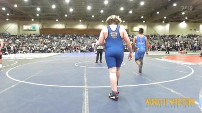 200 lbs Round Of 32 - MASON SAEPHAN, Tulare Titans Wrestling Club vs Chris Markoulis, South Tahoe High School