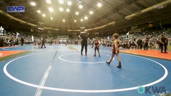 49 lbs Consi Of 8 #2 - Greyson Bode, Perry Wrestling Academy vs Jasper McKisson, Perry Wrestling Academy