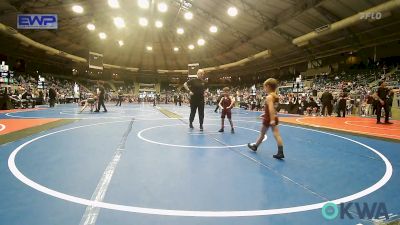 49 lbs Consi Of 8 #2 - Greyson Bode, Perry Wrestling Academy vs Jasper McKisson, Perry Wrestling Academy