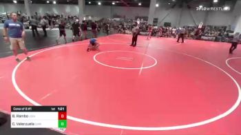 113 lbs Consi Of 8 #1 - Basen Rambo, Legacy Elite WC vs Caleb Valenzuela, Chino WC