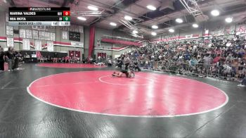 170 lbs Champ. Round 2 - Marina Valdes, Mayfair vs Mia Mota, South Hills