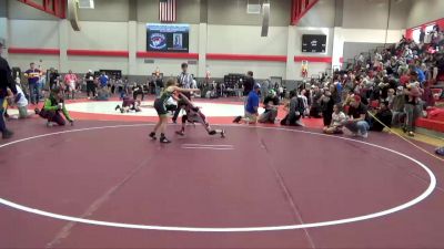 73+82 Round 4 - Lilyana Wilson, Bison Takedown vs Zoe McMillion, Tennessee Valley Wrestling