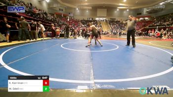 100 lbs Consi Of 4 - Kolt Karriman, Grove Takedown Club vs Michael Odell, Berryhill Wrestling Club