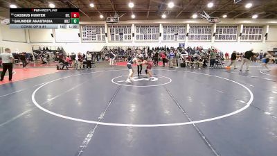 106 lbs Consi Of 8 #1 - Cassius Hunter, Bethel vs Saunder Anastasia, Wilton