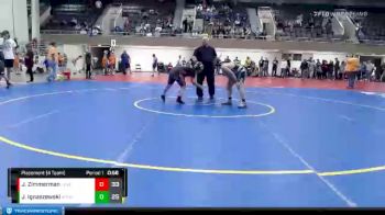 130 lbs Placement (4 Team) - James Zimmerman, LPGE/B Wolves vs Jace Ignaszewski, Maple River/United South Central