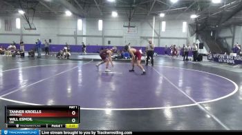 165 lbs Semifinal - Will Esmoil, Coe vs Tanner Kroells, Augsburg