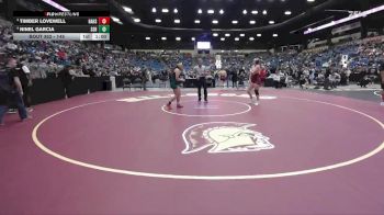 145 lbs Cons. Semi - Ninel Garcia, Salina-South Hs vs Timber Lovewell, Hays Hs