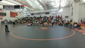 120 lbs 3rd Place Match - William Manning, Huntley Project (Worden) vs Gabriel Whiting, Rocky Mountain