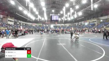 54 lbs Quarterfinal - Brantley Belisle, Englewood Wrestling vs Maverick Hader, Ruis