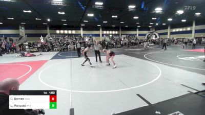 116 lbs Consi Of 8 #1 - Deagan Barnes, Idaho Gold vs Lucas Marquez, Wlv Jr Wrestling