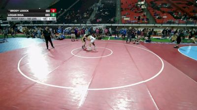165 lbs Quarters - Brody Loock, Idaho vs Logan Riga, Oregon