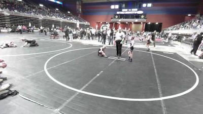 54 lbs Final - Cal Downing, Beef Lab vs Korban Grant, Athlos Wrestling
