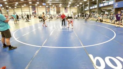 126 lbs Round Of 16 - Colton Wade, Buffalo Valley Wrestling Club - Black vs Israel Borge, Team Shutt Mutts