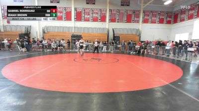 120 lbs Consi Of 8 #1 - Gabriel Rodriguez, Haverhill vs Izaiah Brown, Framingham