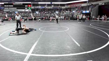 75 lbs Consolation - Miles Maes, DePere vs Ross Stegeman, Raw Wrestling Club