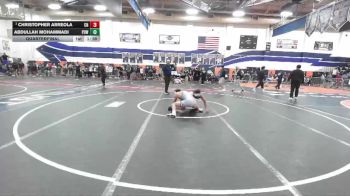 144 lbs Quarterfinal - Christopher Arreola, Clovis North vs Abdullah Mohammadi, Poway