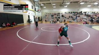 110 lbs Cons. Semi - Whitlie Brown, Dallas Skyline vs Alexandra Sedwick, Prosper Rock Hill