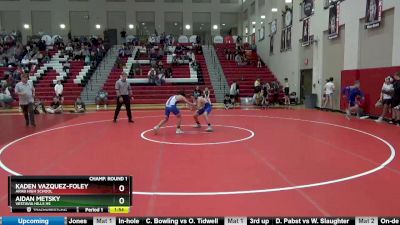 121 lbs Champ. Round 1 - Kaden Vazquez-foley, Arab High School vs Aidan Metsky, Vestavia Hills HS