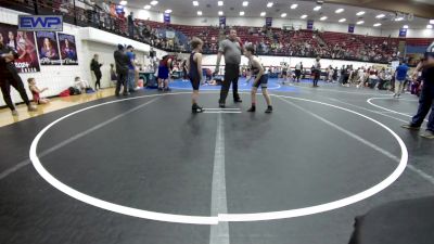 80 lbs 3rd Place - Carsyn Watts, Marlow Outlaws vs Lucas McWethy, Lions Wrestling Academy