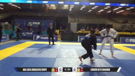 London Beth Navarro vs Ana Luiza Gonçalves Bispo 2025 Pan Jiu Jitsu IBJJF Championship