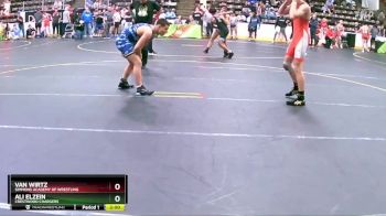 145 lbs Champ. Round 2 - Van Wirtz, Simmons Academy Of Wrestling vs Ali Elzein, Crestwood Chargers