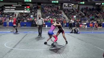 90 lbs Cons. Semi - Bailey Baird, Topeka Blue Thunder vs Eloisa Olguin, Alpha