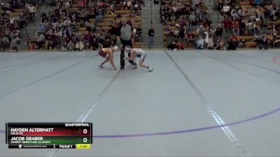 70 lbs Quarterfinal - Jacob Graber, Summit Wrestling Academy vs Hayden Altermatt, MN Elite