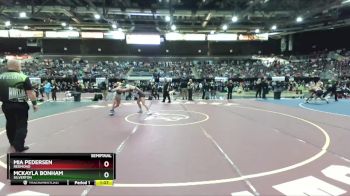 120 lbs Semifinal - Mia Pedersen, Redmond vs McKayla Bonham, Silverton