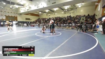 138 lbs Champ. Round 1 - Aaron Zavala, California vs Jesse Rodriguez, Grand Terrace